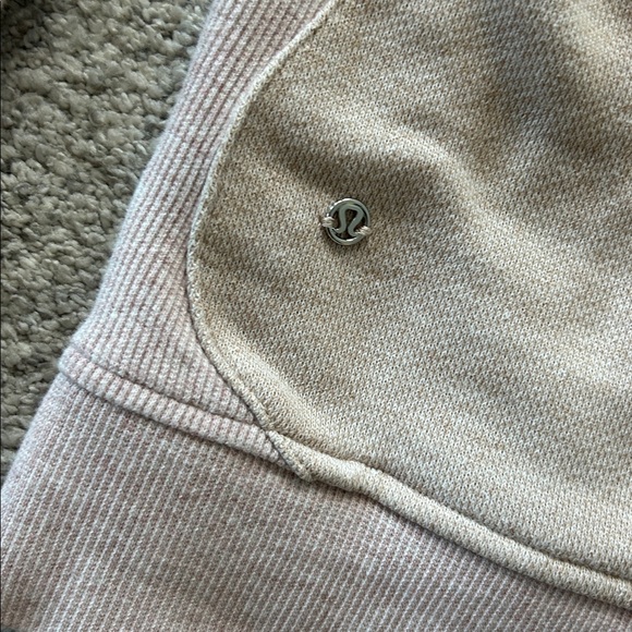 Lululemon Oatmeal color Hooded Zip-Up Hoodie/Jacket - Picture 8 of 9